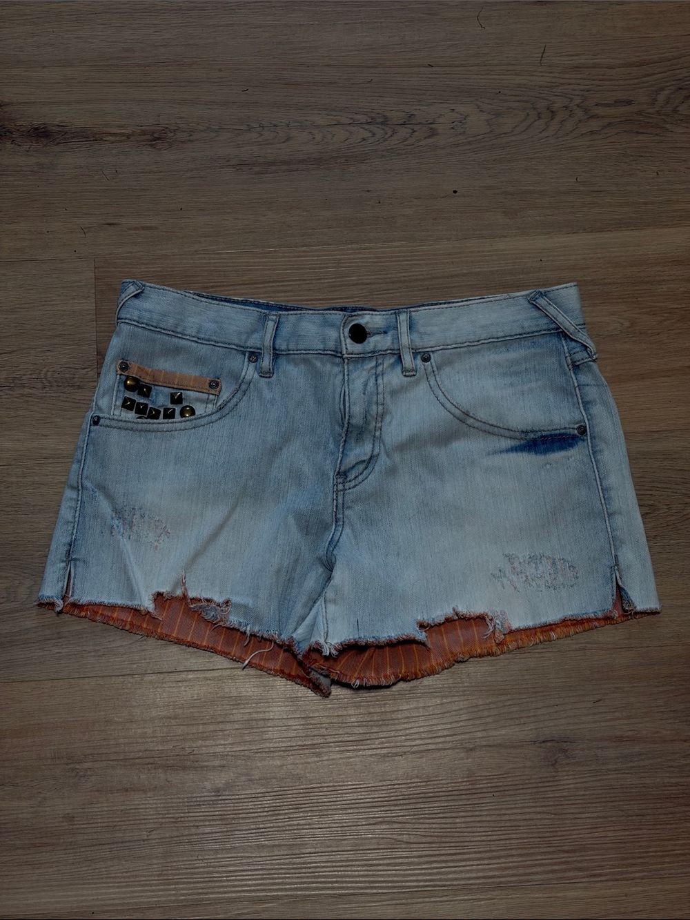 Free People Distressed Denim Shorts size 27